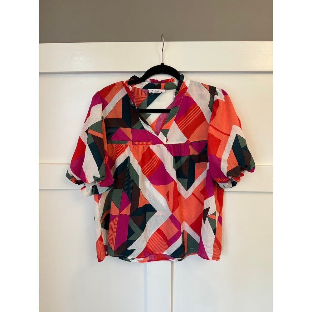 THML size medium Blouse geometric design